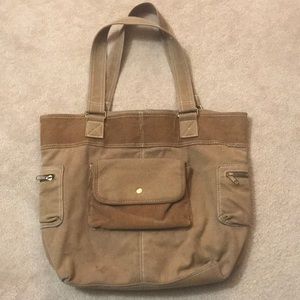 Urban Outfitters brown corduroy bag